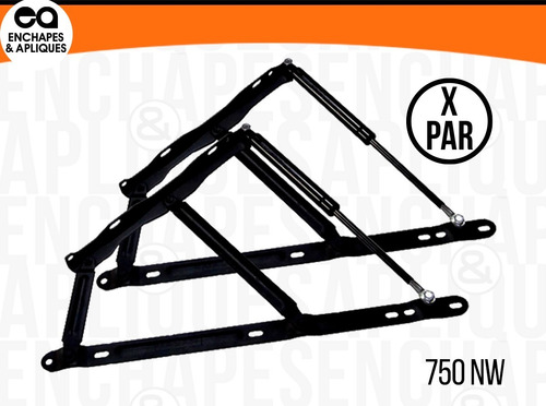 Imagen 4 de 5 de Brazo Hidráulico Herraje Cama-baúl 750 New Par Iva Incluido