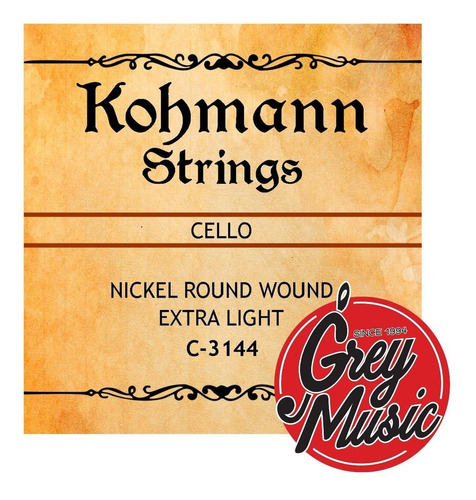 Cuerda Suelta Kohmann 3ra Sol G De Cello 4/4 Kc3144