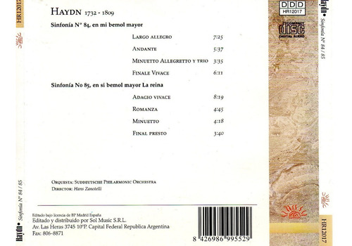 Cd Haydn 1732-1809