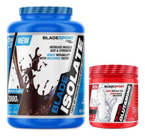 Blade Isolate Whey Protein Isolate 5 Lbs + Blade Glutamina