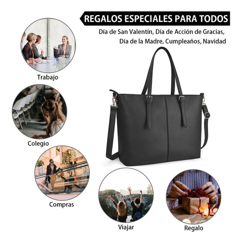 Imagen 5 de 7 de Bolso Impermeable De Viaje Para Laptop, Ideal Para Mujer