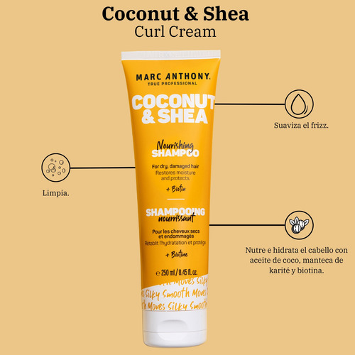 Marc Anthony Shampoo Coconut Oil & Shea Butter 250ml