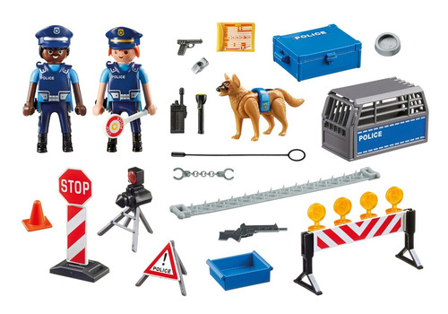 Playmobil City 6924 Control De Policia