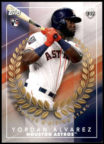 Yordan Alvarez Tarjeta De Novato 2020 Topps Stickers 107