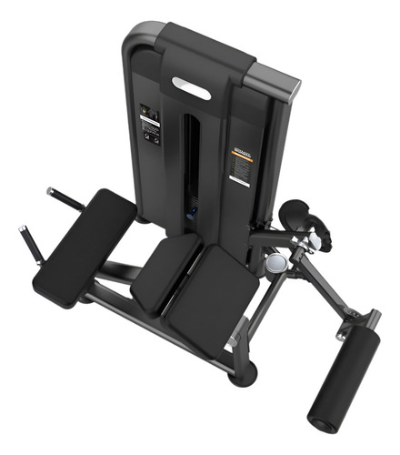 Aparato Curl Acostado Peso Integrado Gimnasio Gym Estructura Negro Tapizado Negro