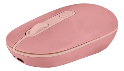 Mouse Recargable Perfect Choice 2.4ghz Y Bluetooth, Rosa
