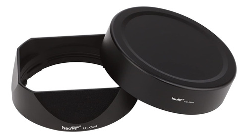 Haoge Lh-x50n Bayoneta Square Metal Lens Hood Para Fujifilm 