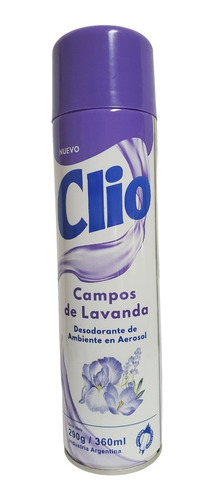 Desodorante Ambientes En Aerosol Clio X 360 Ml Pack X 6 Un