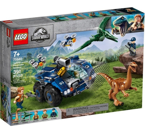 Lego Jurassic World Fuga Del Gallimimus Y El Pteranodon