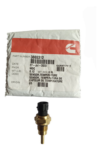 Sensor De Temperatura Motor L10 M11 Ism Isc N14 3865312