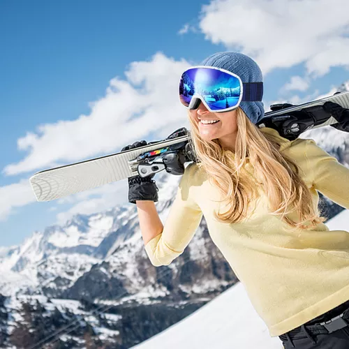 Gafas De Esquí Shock Fog Para Hombre, Gafas De Nieve Con Pro