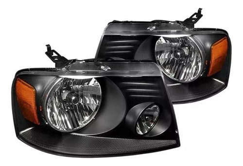 Par Faros F150 2004 A 2008 Fondo Negro