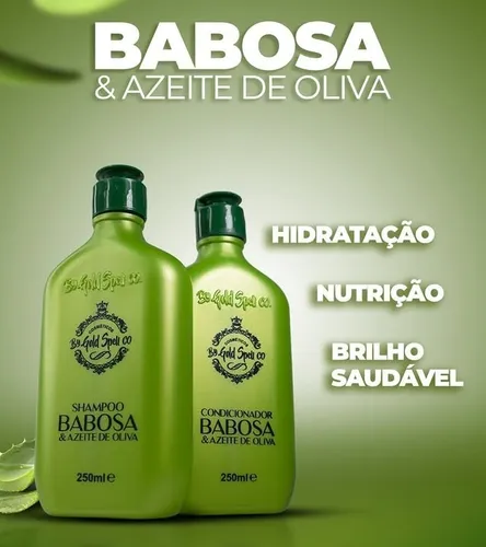 Shampoo E Cond. De Babosa E Azeite De Oliva Gold Spell | Frete grátis