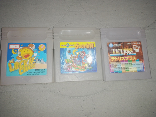3 Juegos Originales Usados De Game Boy En Excelente Estado 