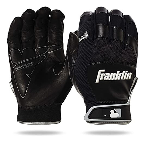 Guantes De Bateo Franklin Sports Shok-sorb X Black Adult Xl