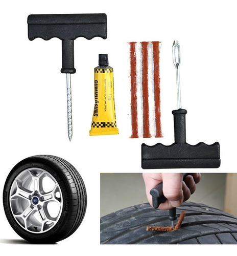 Kit De Reparación De Neumáticos Auto Bicicleta
