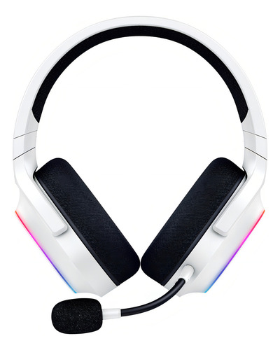 Fones de ouvido brancos multiplataforma para jogos Razer Barracuda X Chroma