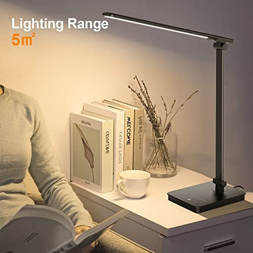 Lámpara De Escritorio Led Que Cuida Tus Ojos, Regulable, Con