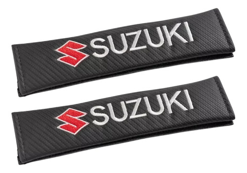 Protectores Cubre Cinto Cinturones Con Logo Suzuki Bordado
