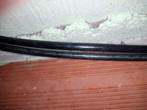 Rollo De Cable Marca Cabel 100mtrs, 7 Pelos, Color Negro 