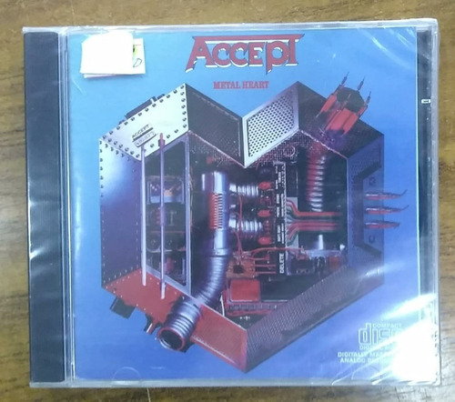 Cd Accept Metal Heart Importado Usa