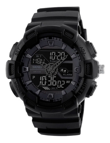 Reloj Ana-digi Skmei 1189 Negro Crono Alarma Luz Wr50m Gtia