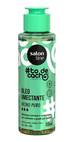 Óleo De Umectação #todecacho Rícino Puro! Salon Line 100ml