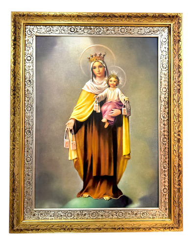 Cuadro Virgen Del Carmen 90x70 Cm