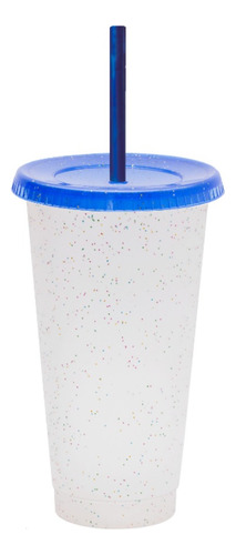 150 Vaso Reusable Glitter, Sin Personalizar, Varios Colores