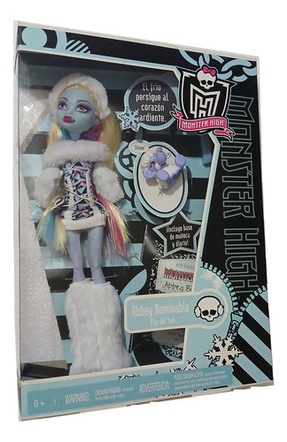 Monster High Abbey Bominable 1a Edicion Cerrada Hija De Yeti