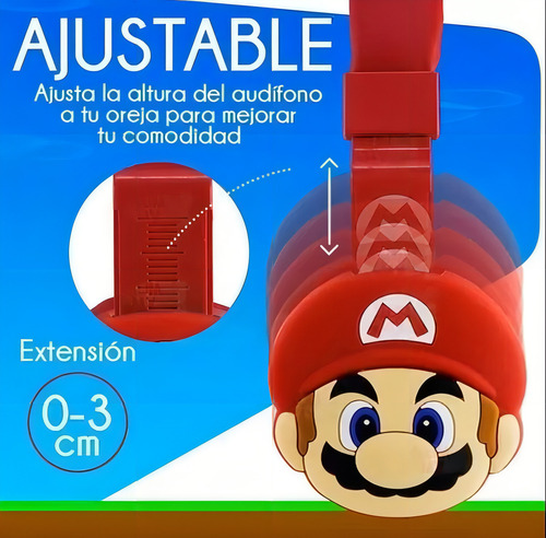 Audífonos Bluetooth Super Mario Bros Inalámbricos