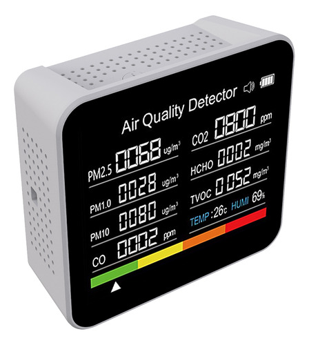 Monitor De Calidad Del Aire 9 En 1, Medidor De Dióxido De Ca