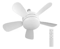 Comprar Ventilador Techo 5 Aspas Con Luz Portalamparas 3 Velocidades Estructura Blanco Aspas Blanco Diámetro 45 Cm Frecuencia 50 Material De Las Aspas Plástico