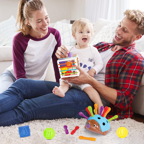 Brinquedos Sensoriais Coloridos, Classificador De Formas