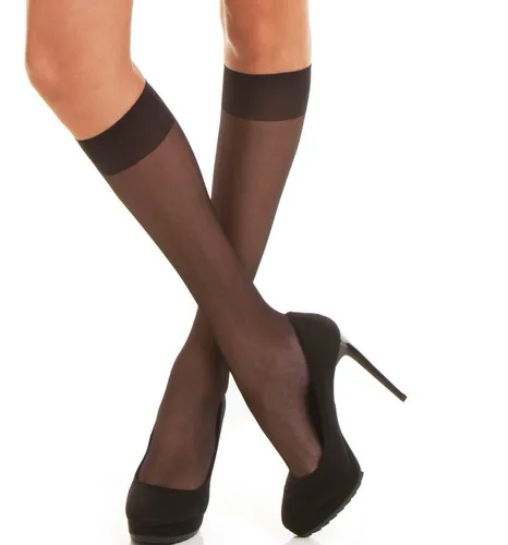 Meia 3/4 Fio 20 Trifil 6106 Feminino Un Preto Unica