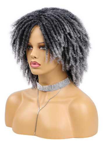 Wigs Twist Bob Dreadlock, Pelo Corto De Red Para Hombre, Pel