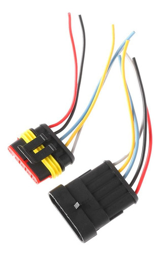 Cable Conector 5pines Macho Hembra Extensor Para Auto
