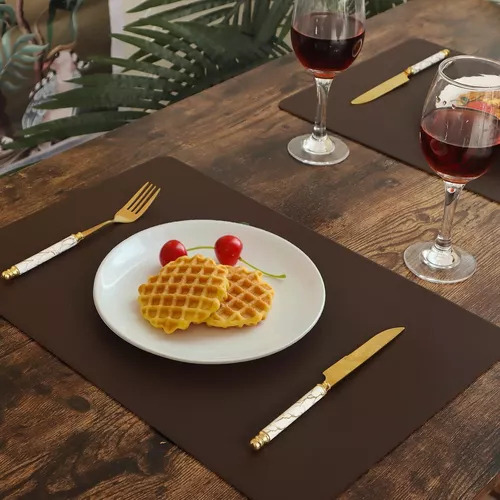 6 Manteles Individuales, Manteles De Mesa Resistentes Al Cal