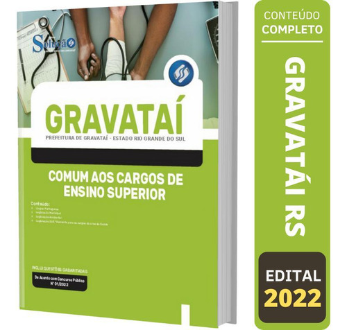 Apostila Gravataí Rs - Comum Aos Cargos De Ensino Superior