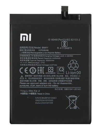 Batería Pila Xiaomi Redmi K40 - K40 Pro Bm4y Nueva