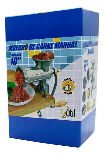 Triturador Moedor Carne Linguiça Manual Gourmet 10 Polegadas