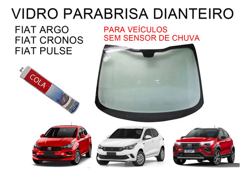 Parabrisa - Fiat Pulse 2021+ / Sem Sensor