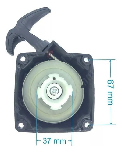 Tampa Retratil Partida Roçadeira Vulcan Vr430s Vp520