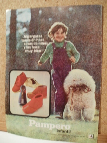 Recorte Clipping Publicidad Pampero Infantil 1970 Caballito