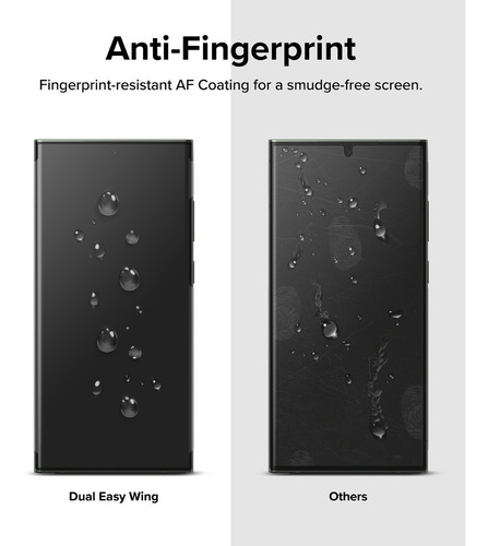 Imagen 10 de 10 de Film Para Samsung S23 Ultra Ringke Dual Easy Wing Pack X2