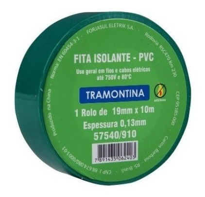 Fita Isolante Color 18mm X 10m Tramontina