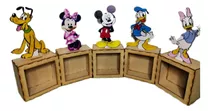 Comprar Centro De Mesa Alcancia Mickey Mouse 12 Piezas Madera Mdf 