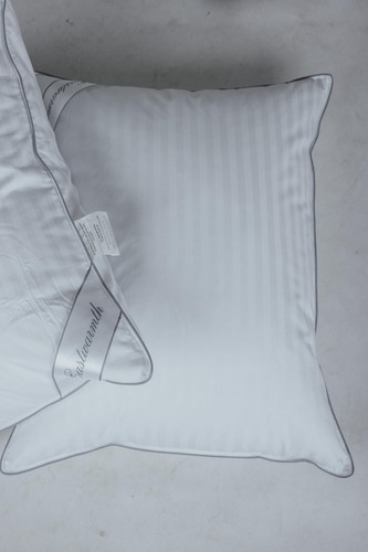 Almohada De Plumas De Ganso 100% Algodón Suave Tamaño Estánd