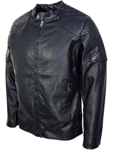 Imagen 2 de 8 de Chamarra Biker Vini Piel Roosevelt Súper Calidad Premium 04