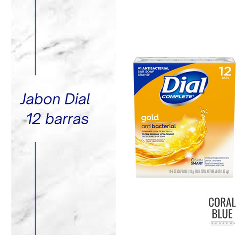 Imagen 2 de 3 de Jabon Dial Importado De Usa